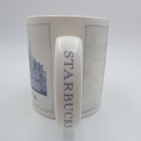 Starbucks Atlanta Hotlanta City Skyline Architect Series Coffee Mug 2007 Trivia - Picture 4 of 8